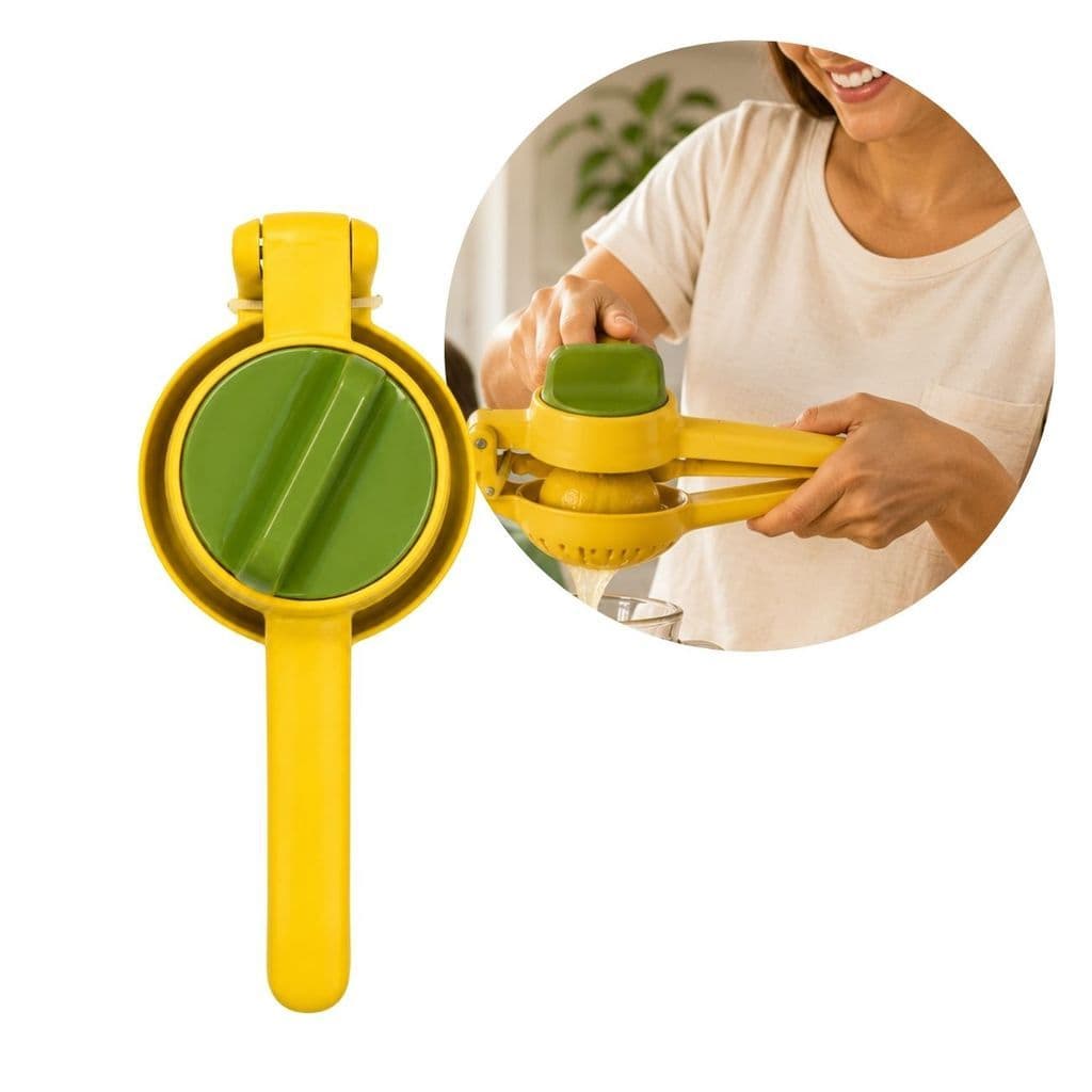 Espremedor De Frutas E Limão Manual Giro 360 Graus Extrai Mais Suco Prático E Resistente Cozinha