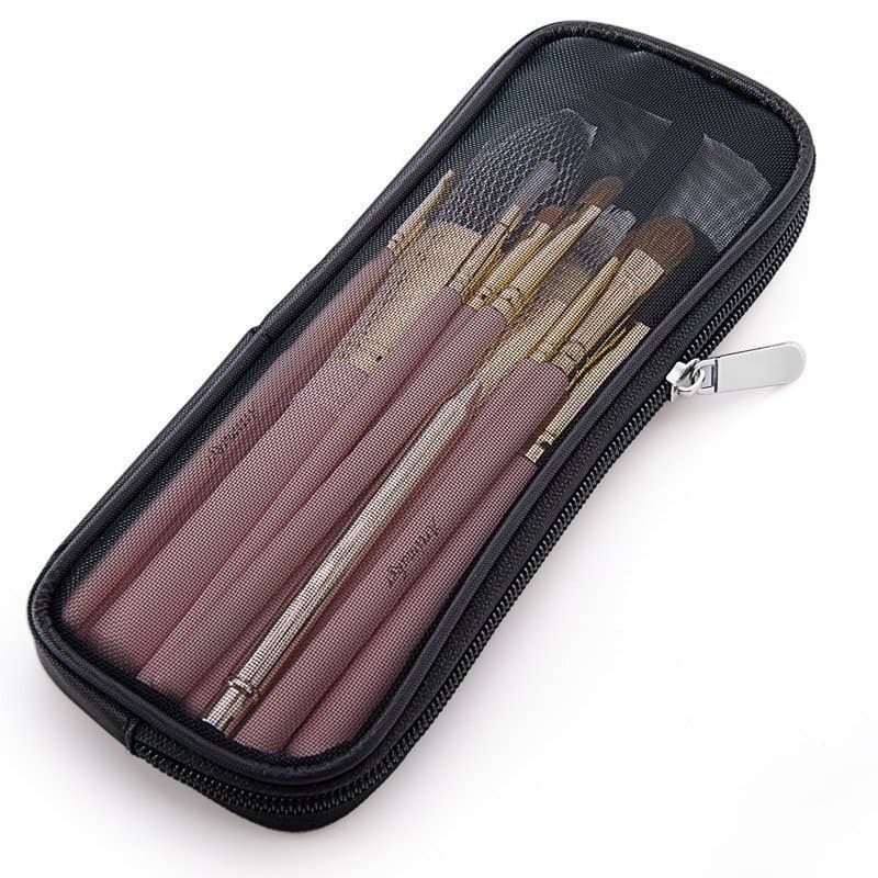 Bolsa de Maquiagem Organizadora de Cosméticos em Malha LX4B