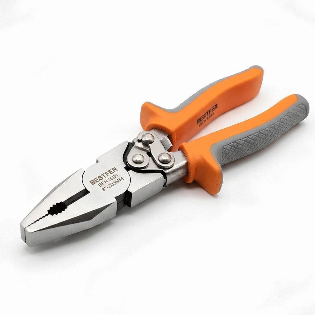 Alicate Universal 8" com Alívio Bestfer 203mm BFH1591