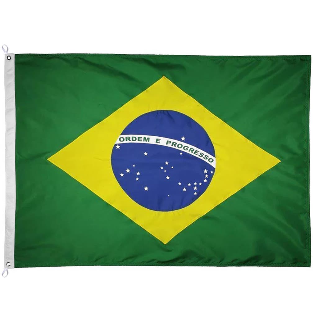 Bandeira do Brasil 192 x 135 cm - 3 panos