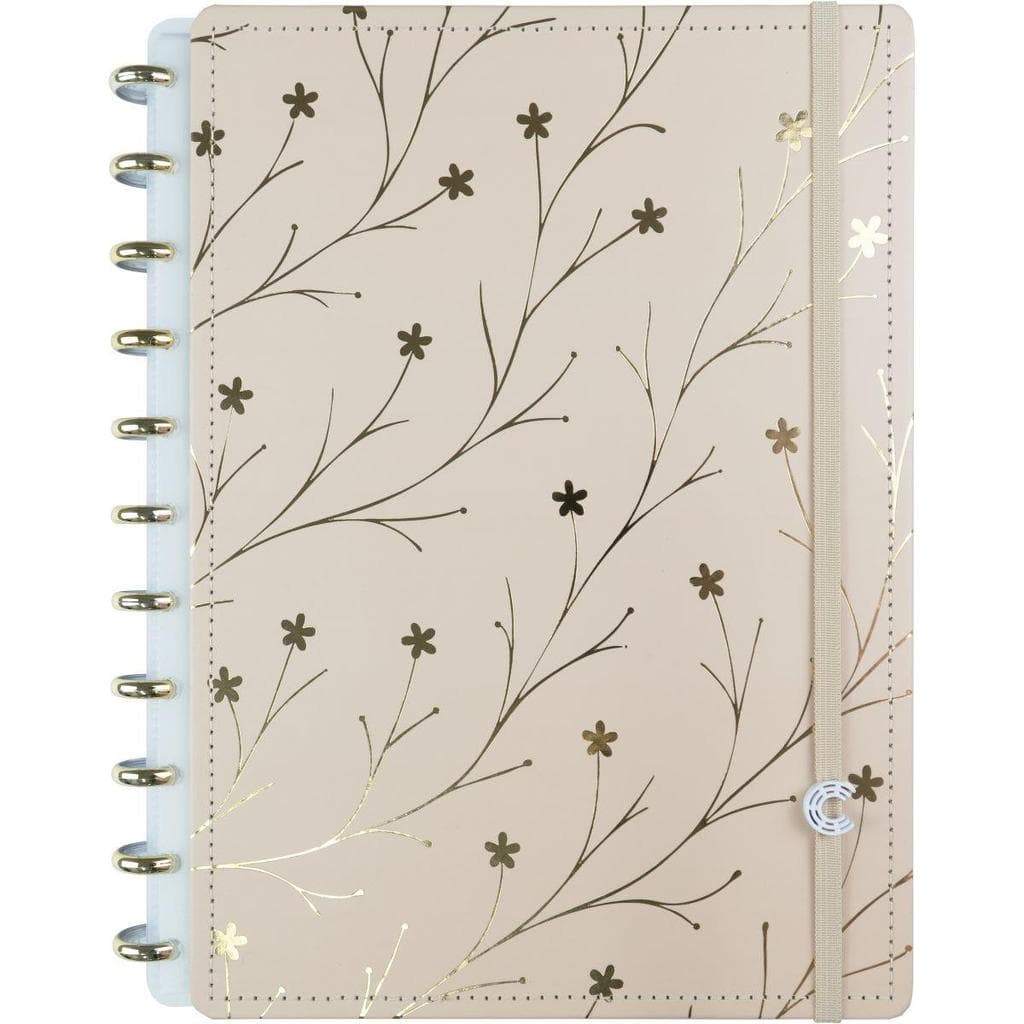 Caderno Inteligente Médio Miss Floral By Giulia Benite 80 fls. - Caderno Inteligente