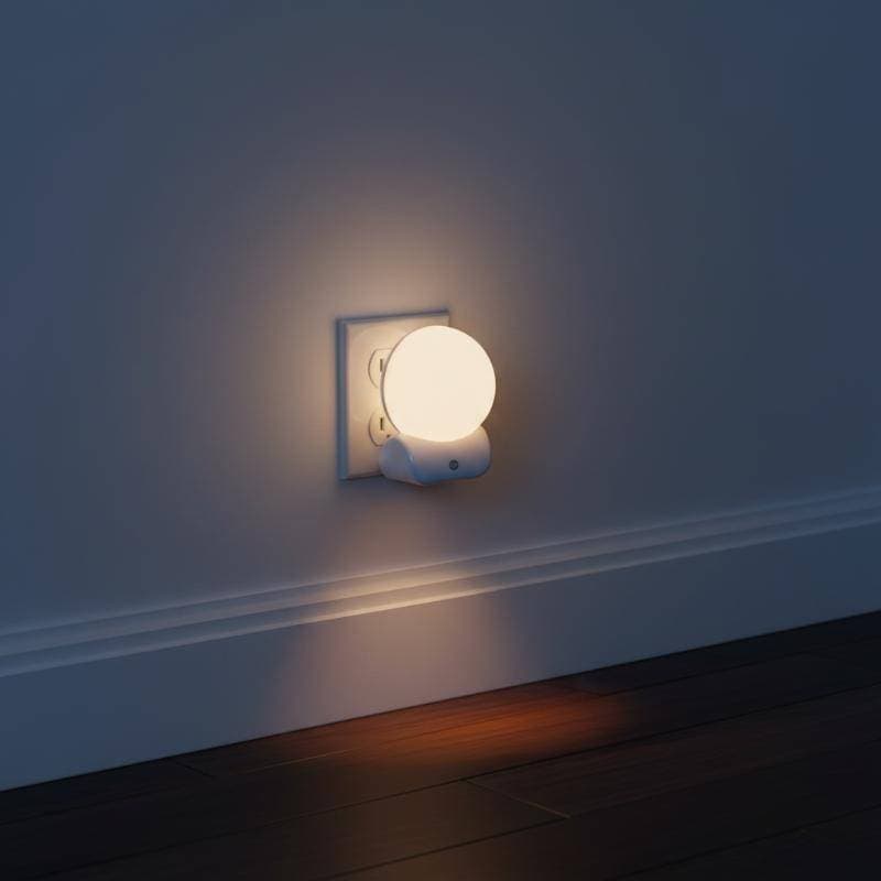 Luz Noturna De Parede Com Sensor De Movimento LED Ecológico Para Segurança Do Quarto