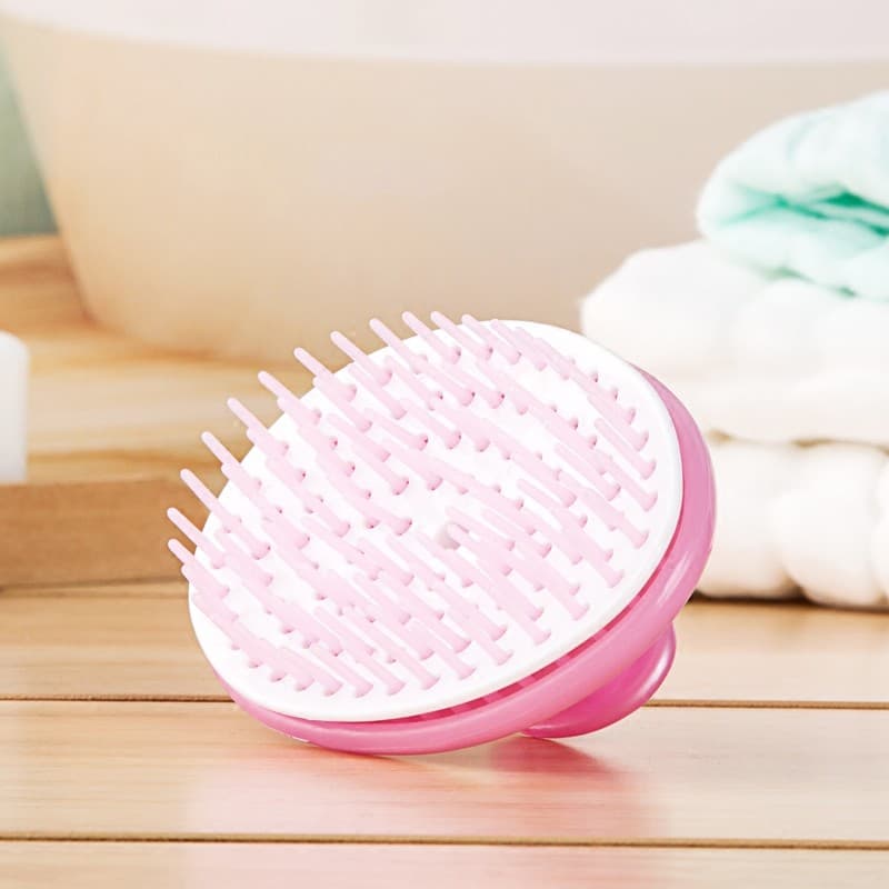 Japão aisen shampoo escova shampoo limpo couro cabeludo escova cabeça massageador banho shampoo pente ferramenta