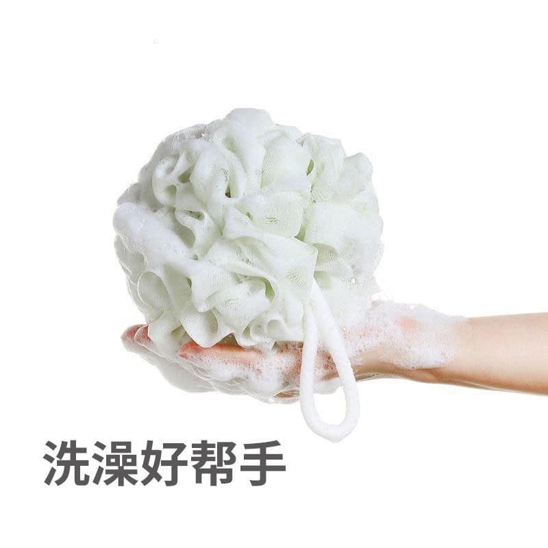 Xiaobaiya bola de banho uso de banho esfregando banho flor tamanho grande bola de banho rede de espuma