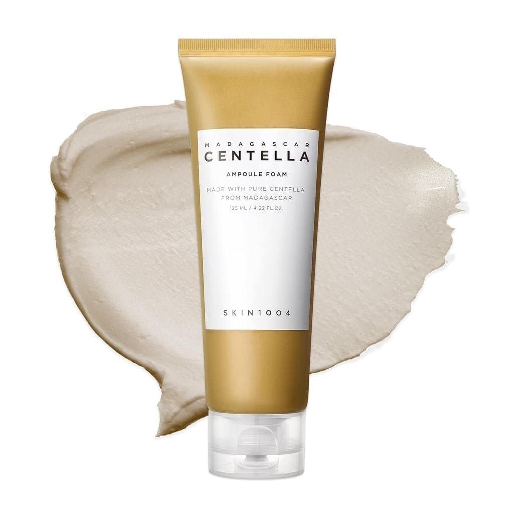 1004Ampola de Centella de Madagascar, 4.23fl.oz, Limpador Facial Coreano e Removedor de Maquiagem com Centella Asiática,