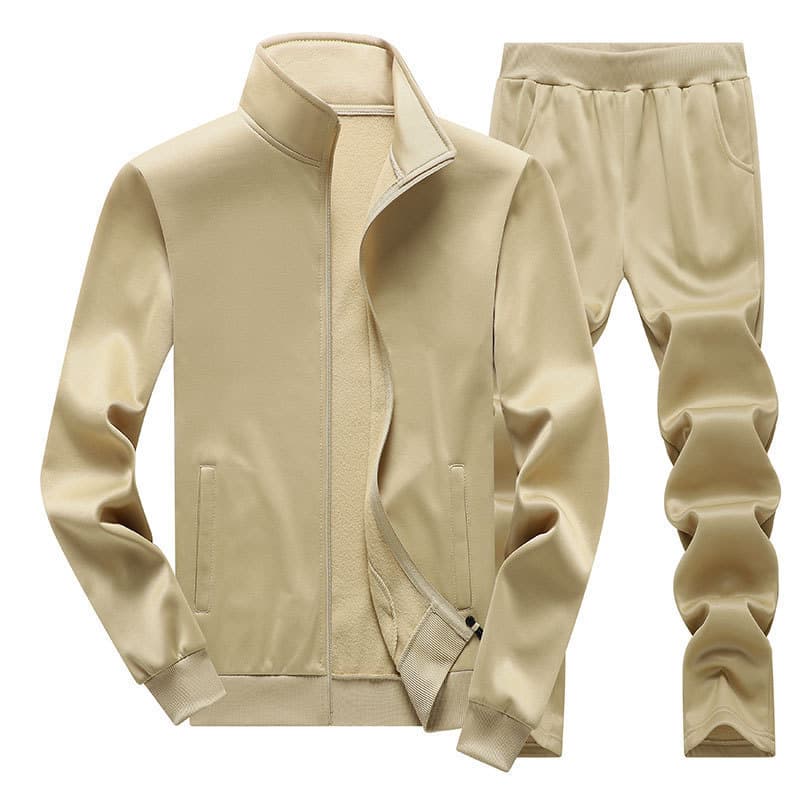 Trendy 2026 Versão Vazada Outono Masculino Tamanho Grande, Conjunto Confortável de Calças Casuais e Moletom, Duas Peças