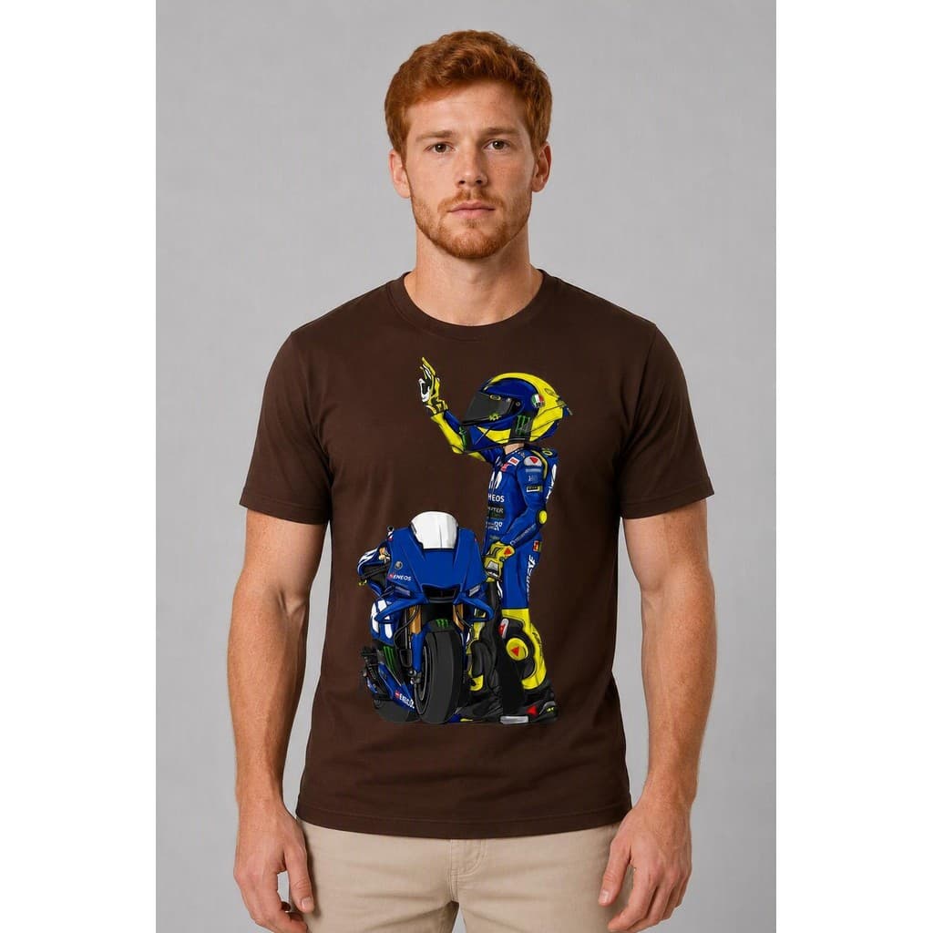 Camiseta Blusa T-Shirt Masculina MOTOQUEIRO !00% Algodão Malha Penteada de Qualidade Premium Conforto e Estilo Diario