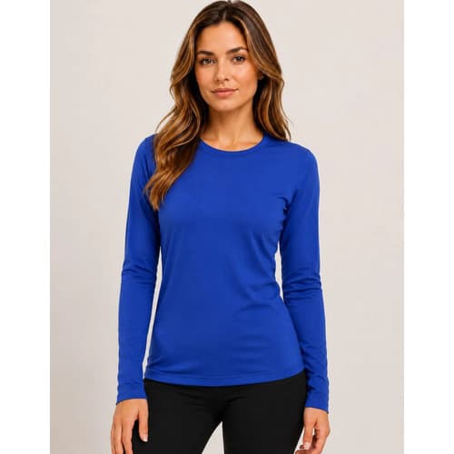 Camiseta Térmica Feminina Manga Longa Proteção Uv Comprida