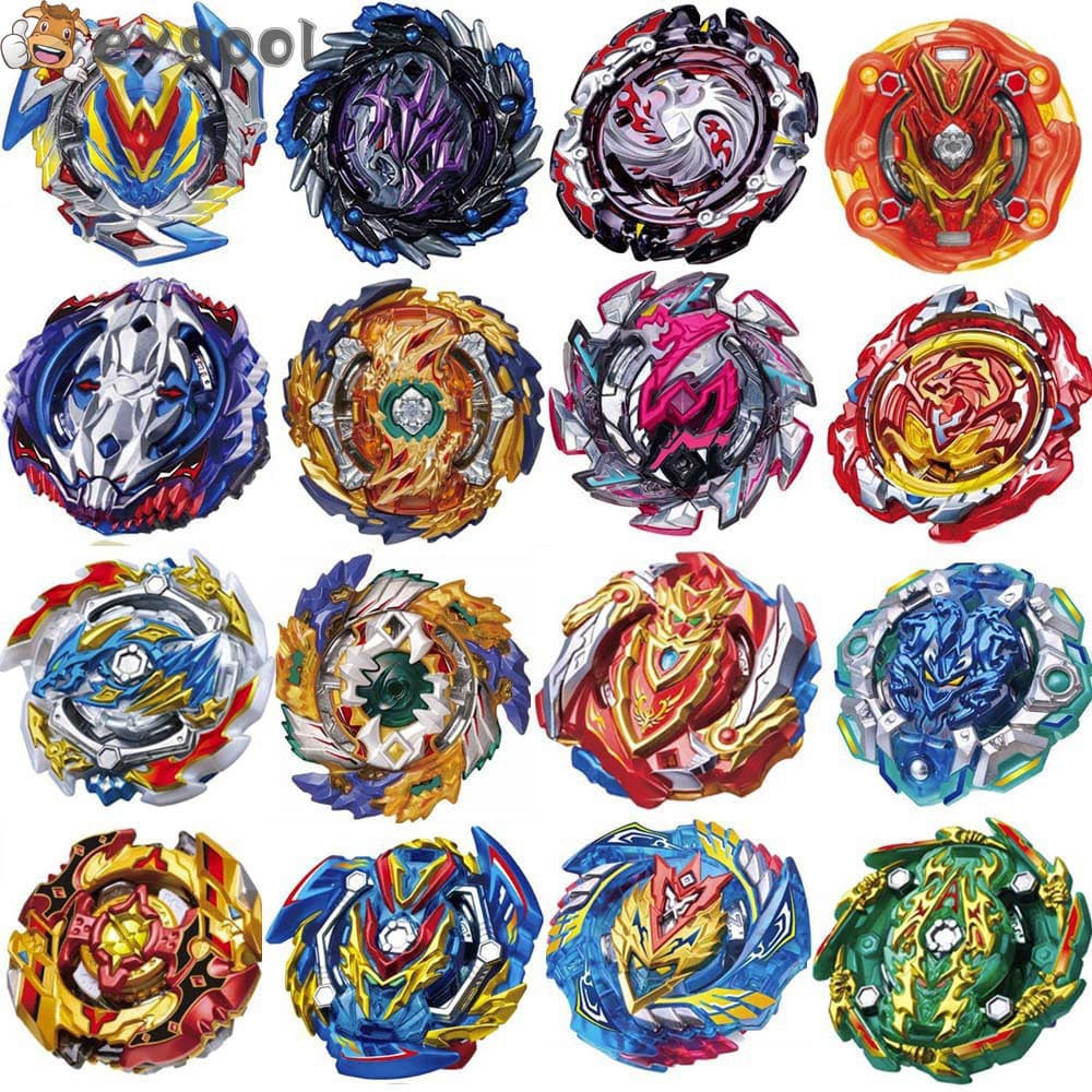 Rotary Gyro Burst 20 Giroscópios de Metal (excluindo lançador) adequado para meninos 75QU