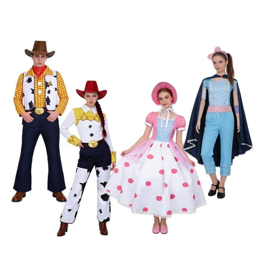 Fantasia do Woody de Toy Story, Fantasia do Buzz Lightyear para Halloween, Cosplay da Tris, Pastora de Palco 4GX7
