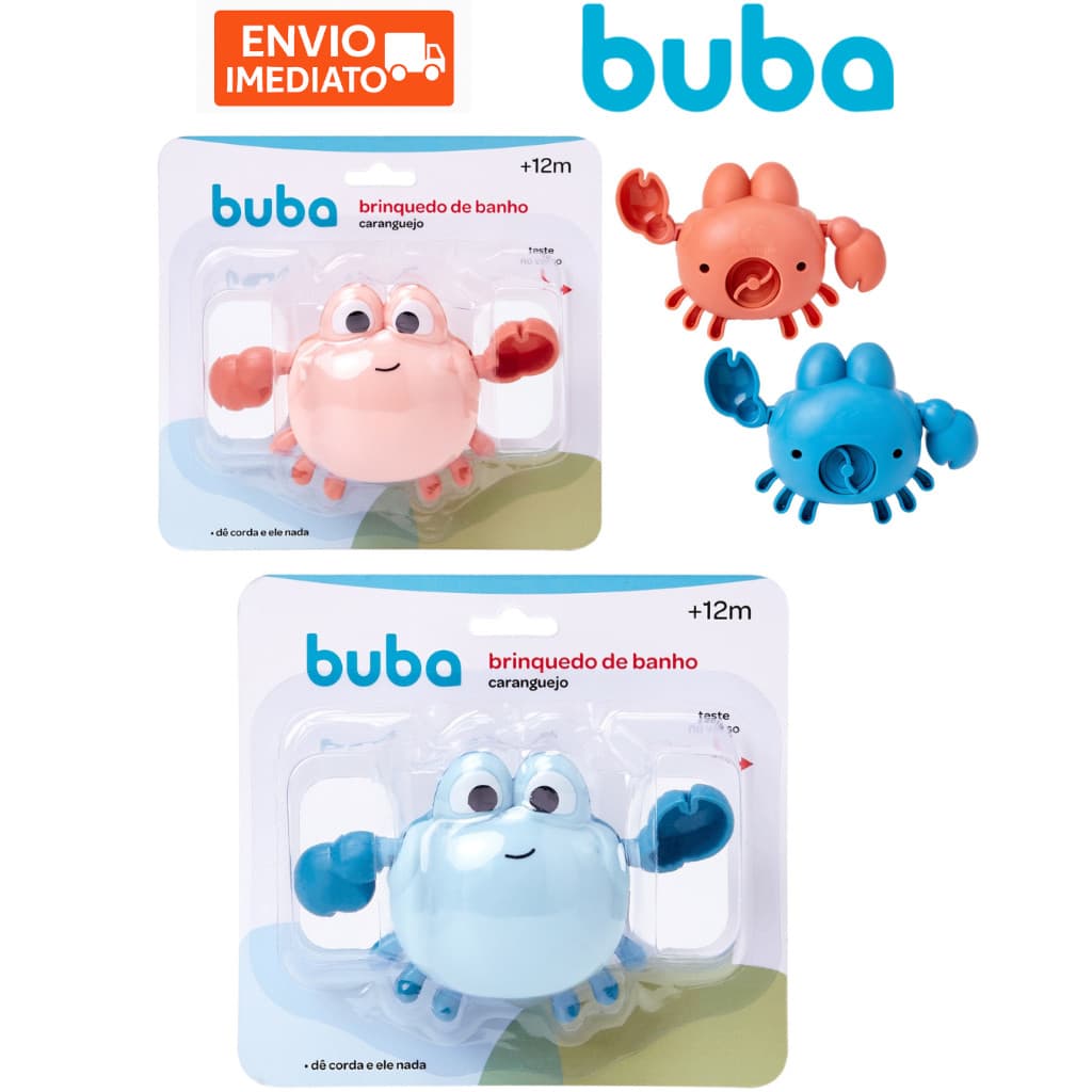Buba Brinquedo de Banho Carangueijo Corda Rosquear Brinquedinho Diversao Infantil Banho