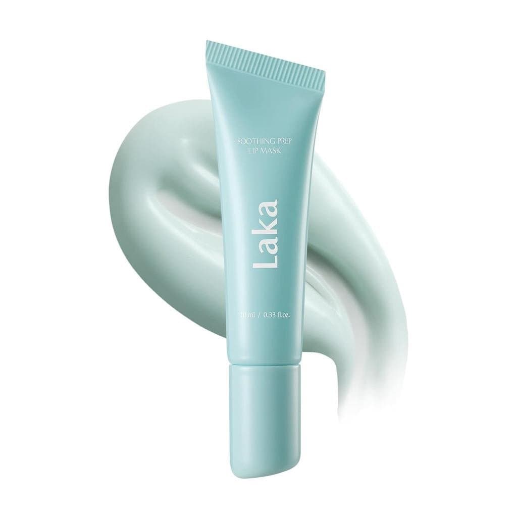 Máscara Labial Calmante Laka, Máscara Labial Coreana Refrescante e Removível, Esfoliante Suave para Lábios, Aplicação Hi