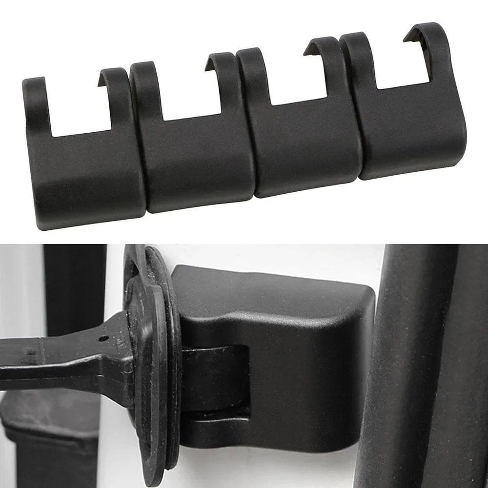 Conjunto de 4 peças de capas para maçanetas de porta em material ABS, adequado para VW Golf 7 MK7 7.5 Mk7.5 2013-2020, a