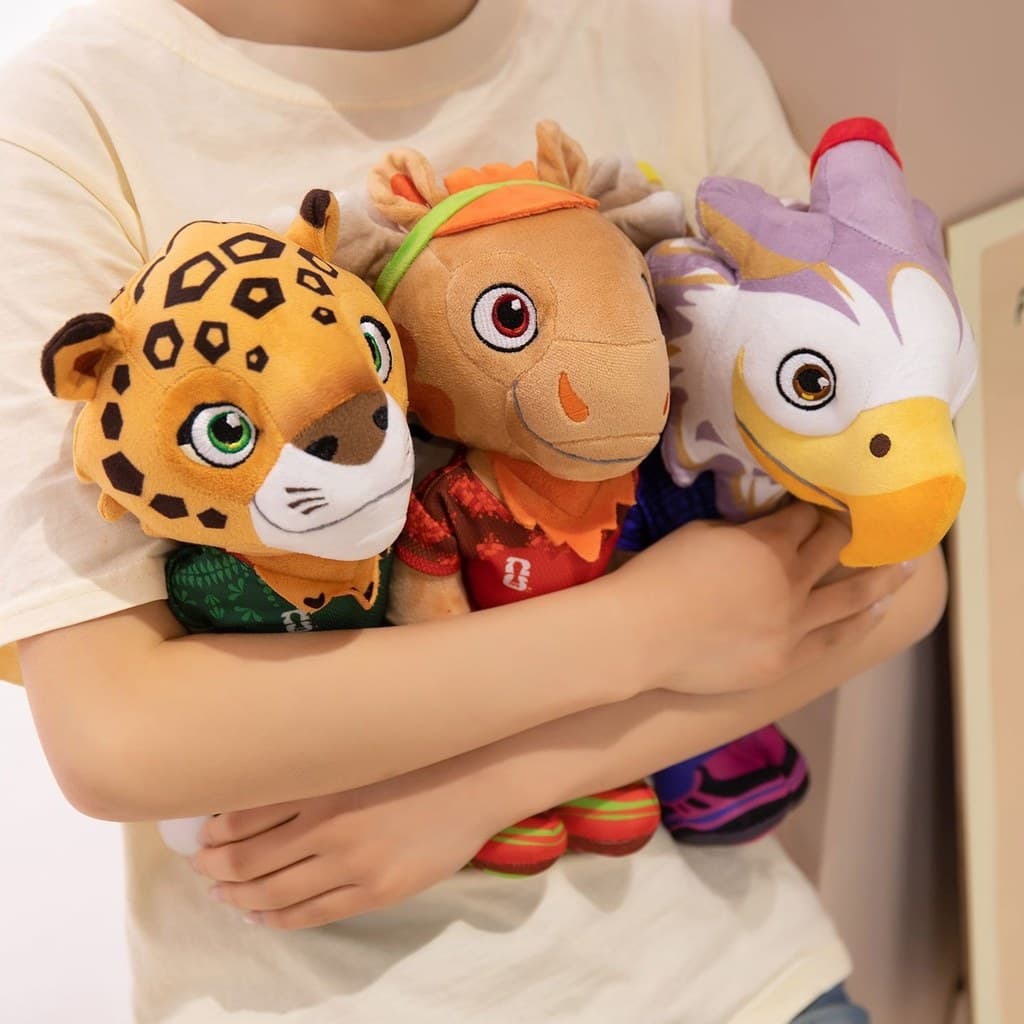 2026 mundo futebol mascote boneca Claqi brinquedo de pelúcia Thanyu boneca menino presente bordo feminino