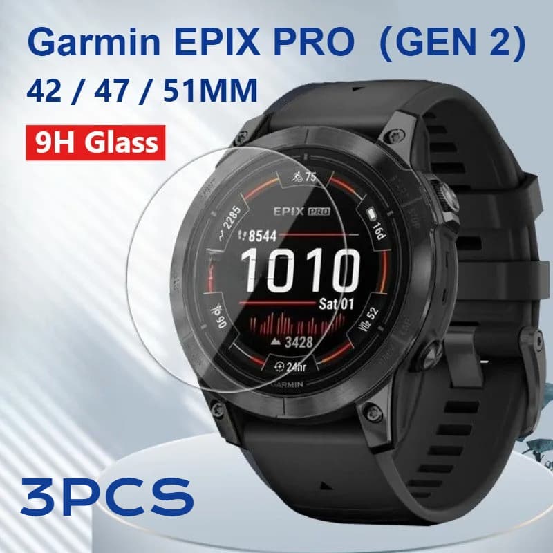 1-3 Unidades HD Filme De Vidro Temperado Transparente Para Garmin Epix Pro Gen 2 Enduro 3 Descent MK3i MK3 MK1 G2 G1 Sol