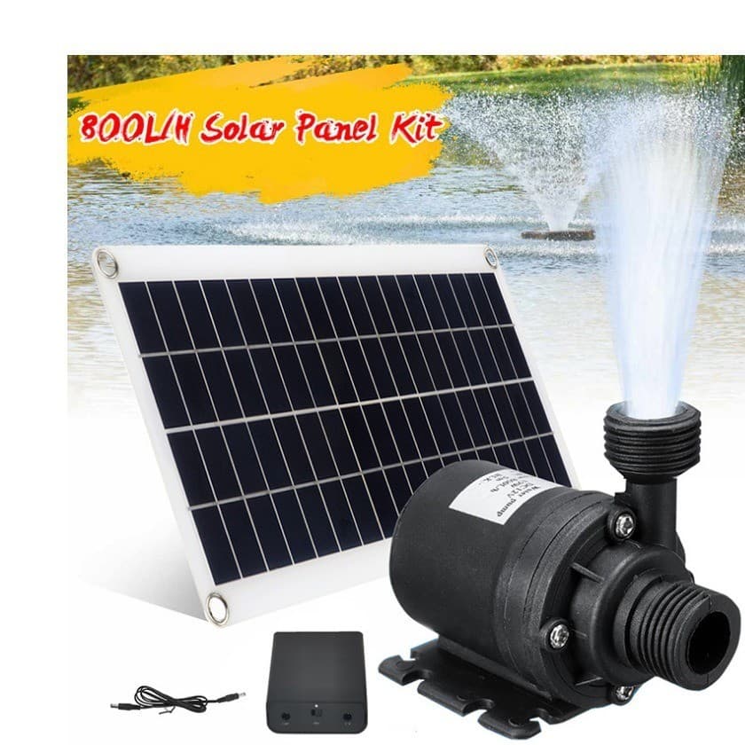 Conjunto de bomba de água Solar 30W12V Bateria Caixa Nova energia Grande fluxo verde bomba de água ecologicamente corret