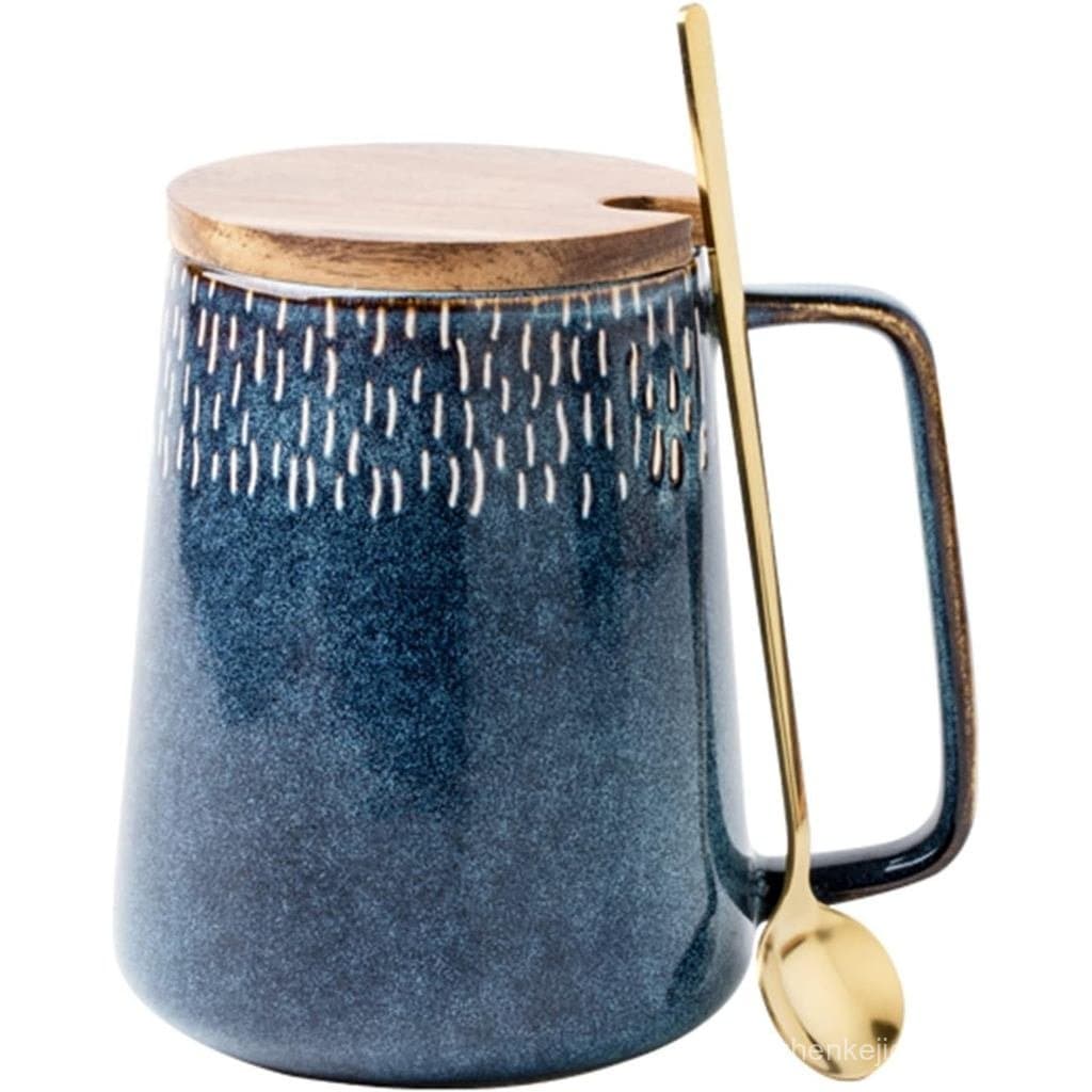 Caneca de Cerâmica Extra Grande de 24 OZ com Alça Grande, Caneca Jumbo para Chá e Café para Escritório e Casa, Segura pa