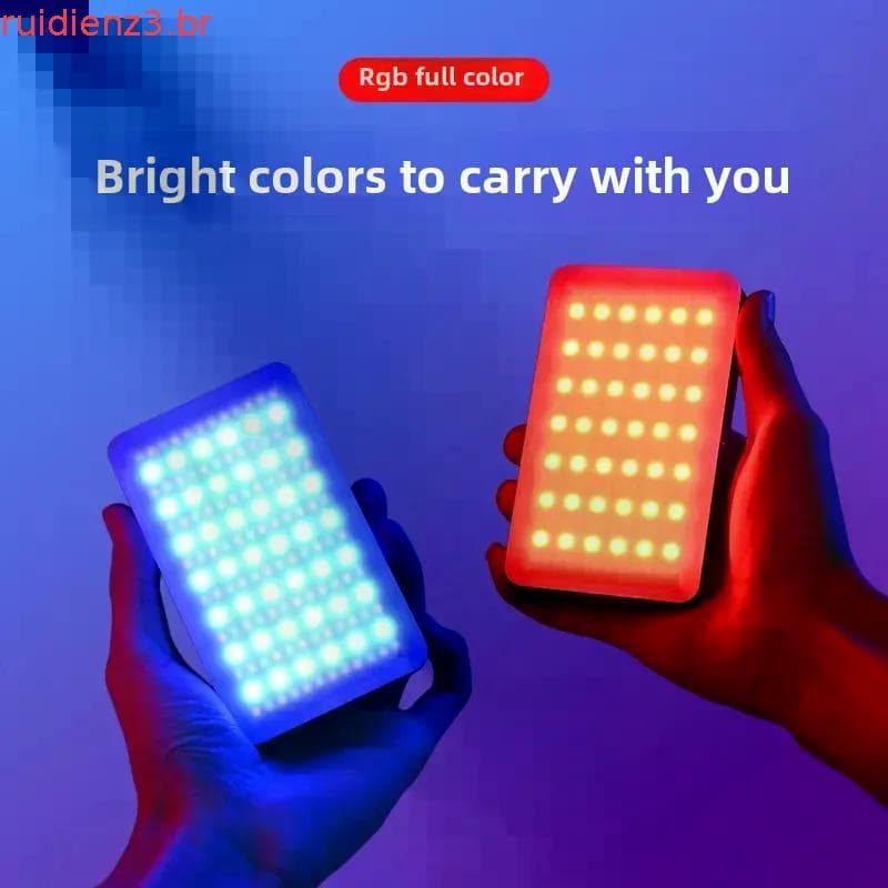 Luz De Vídeo De Bolso Com Clipe LED Para Computador Tablet Telefone Celular Videoconferência 2500K-9000K Bateria Embuti