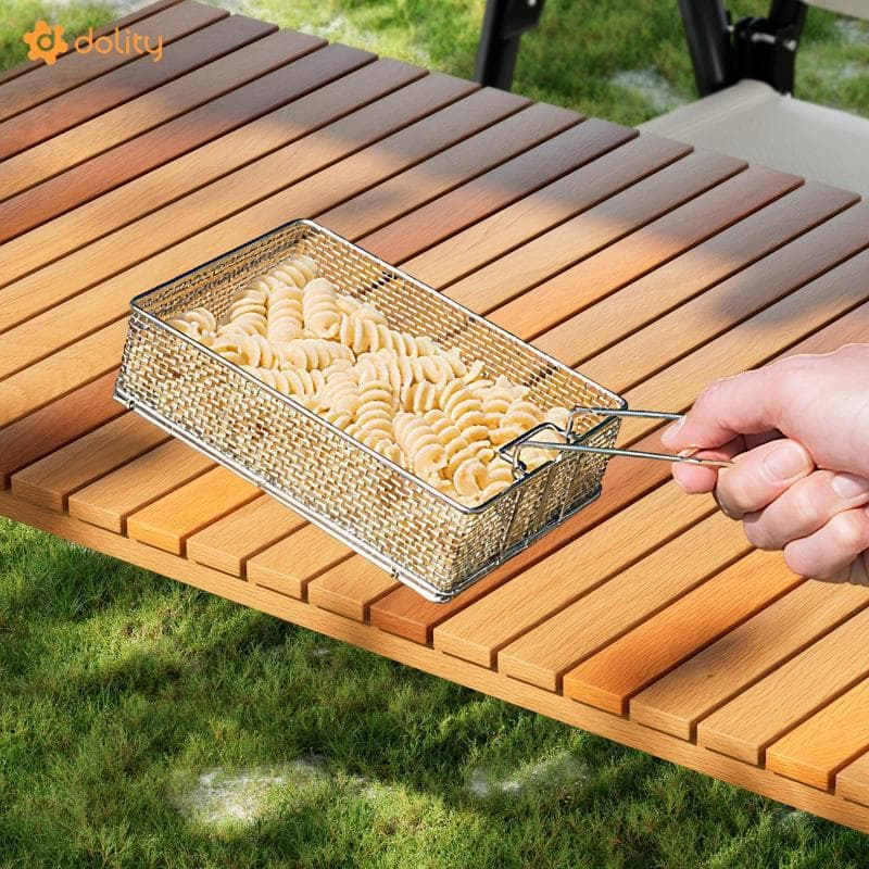 [Acituna] Cesta Para Fritadeira , Suporte , Servir Batata Em Malha , Utensílio De Cozinha Uso Comercial , Grelha , Sala