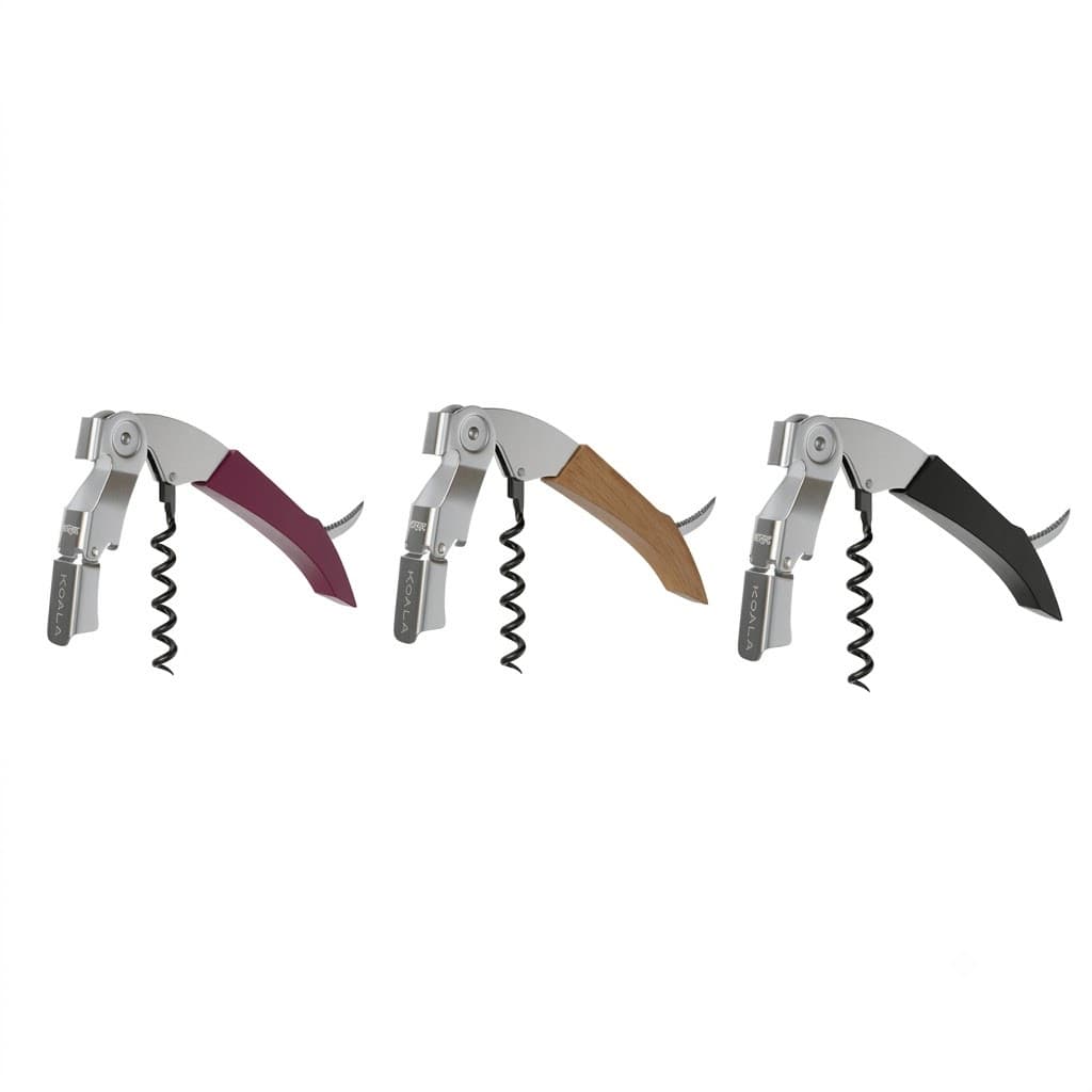 Saca-Rolha Koala Titan Abridor Garrafa de Vinho Robusto Inox