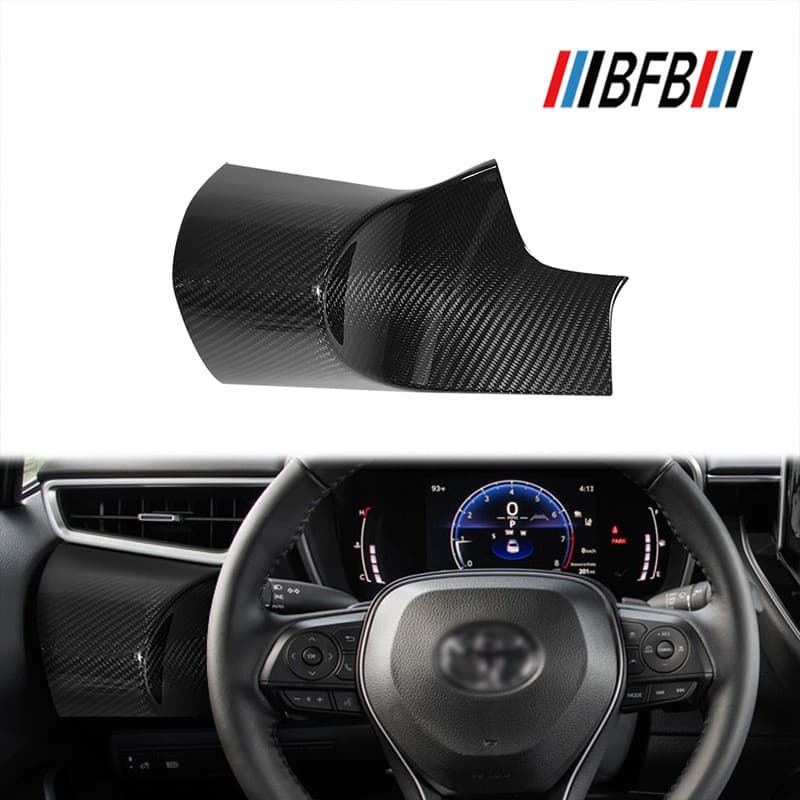 Adequado para 23-25Toyota Corolla GR Painel de fibra de carbono Ar condicionado esquerdo Painel inferior Guarnição Inter