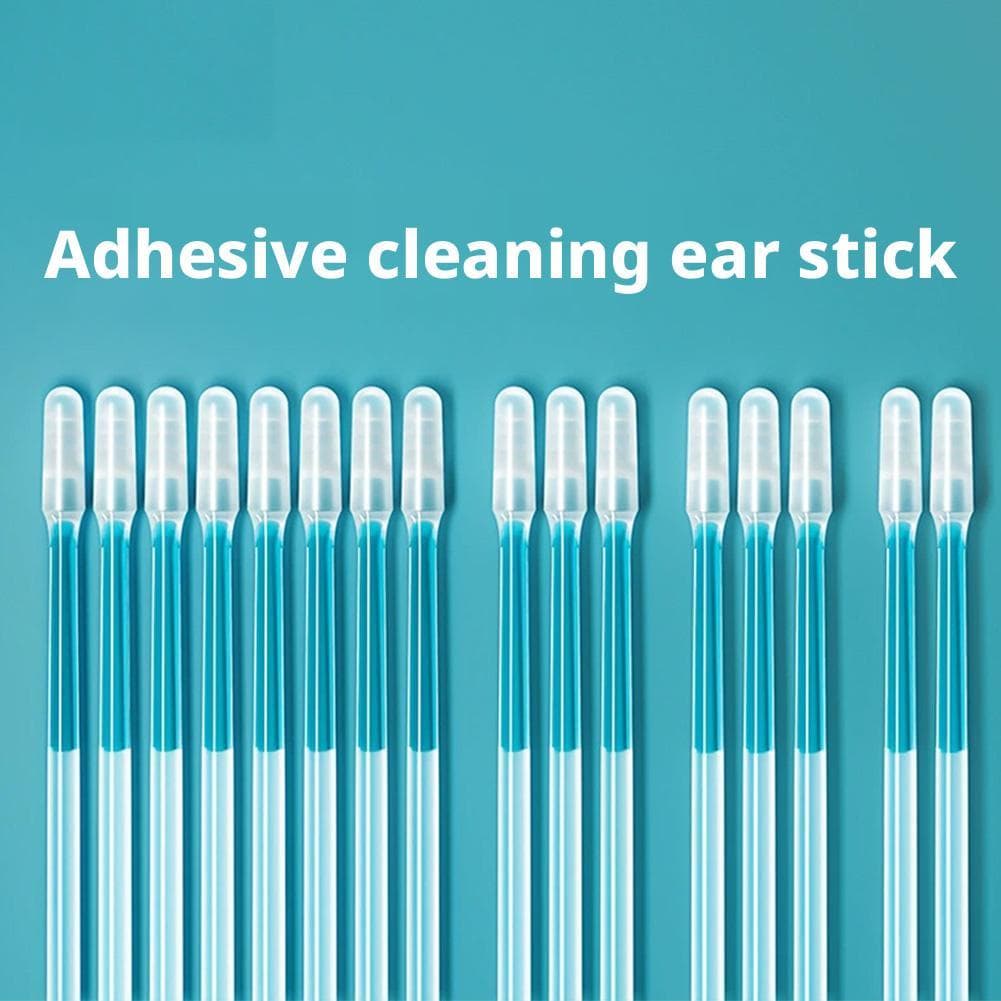 24 Pçs Stickable Pegajoso Orelha Vara Limpador De Ouvido Ferramenta De Remoção De Silicone Macio Reutilizável Adesivo De