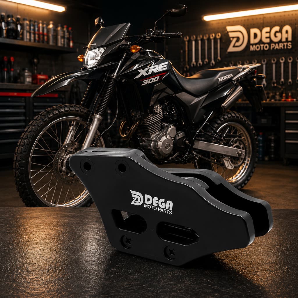 Guia De Corrente Traseiro Xr 250 / Xre 300 Preto