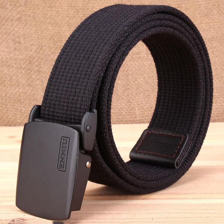 Cinto Masculino com Fivela Automática, Cinto de Nylon, Cinto Militar, Cintos de Lona, Cinto