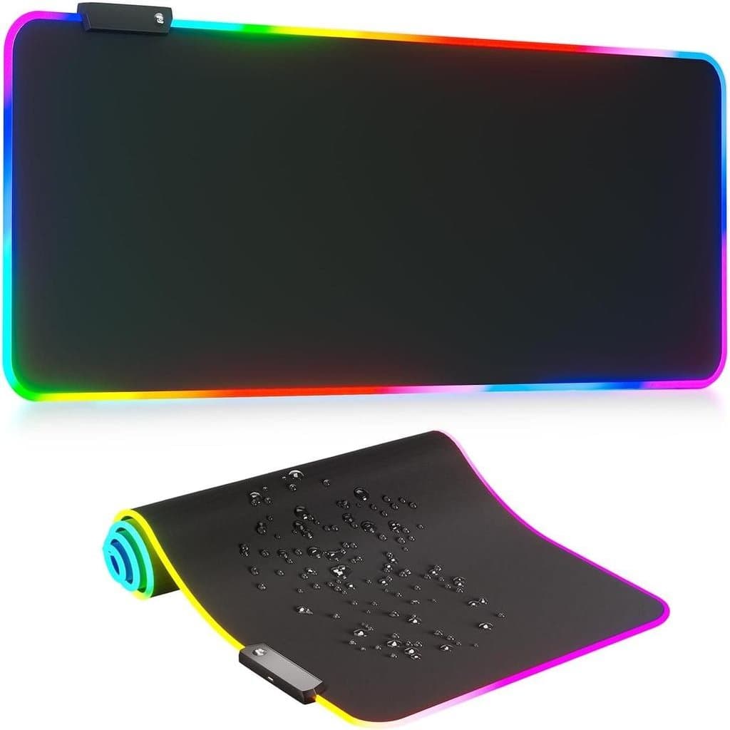 Mousepad RGB com LED, Mousepad Grande, Mousepad LED e Grande IXUU