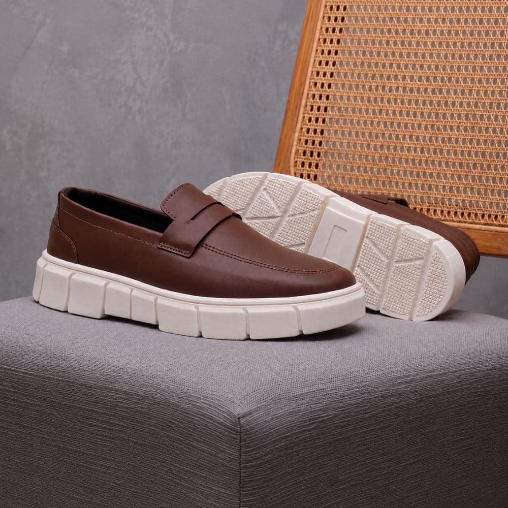 Sapato Social Loafer Sport Fino Masculino Moderno Casual Confortável Lançamento