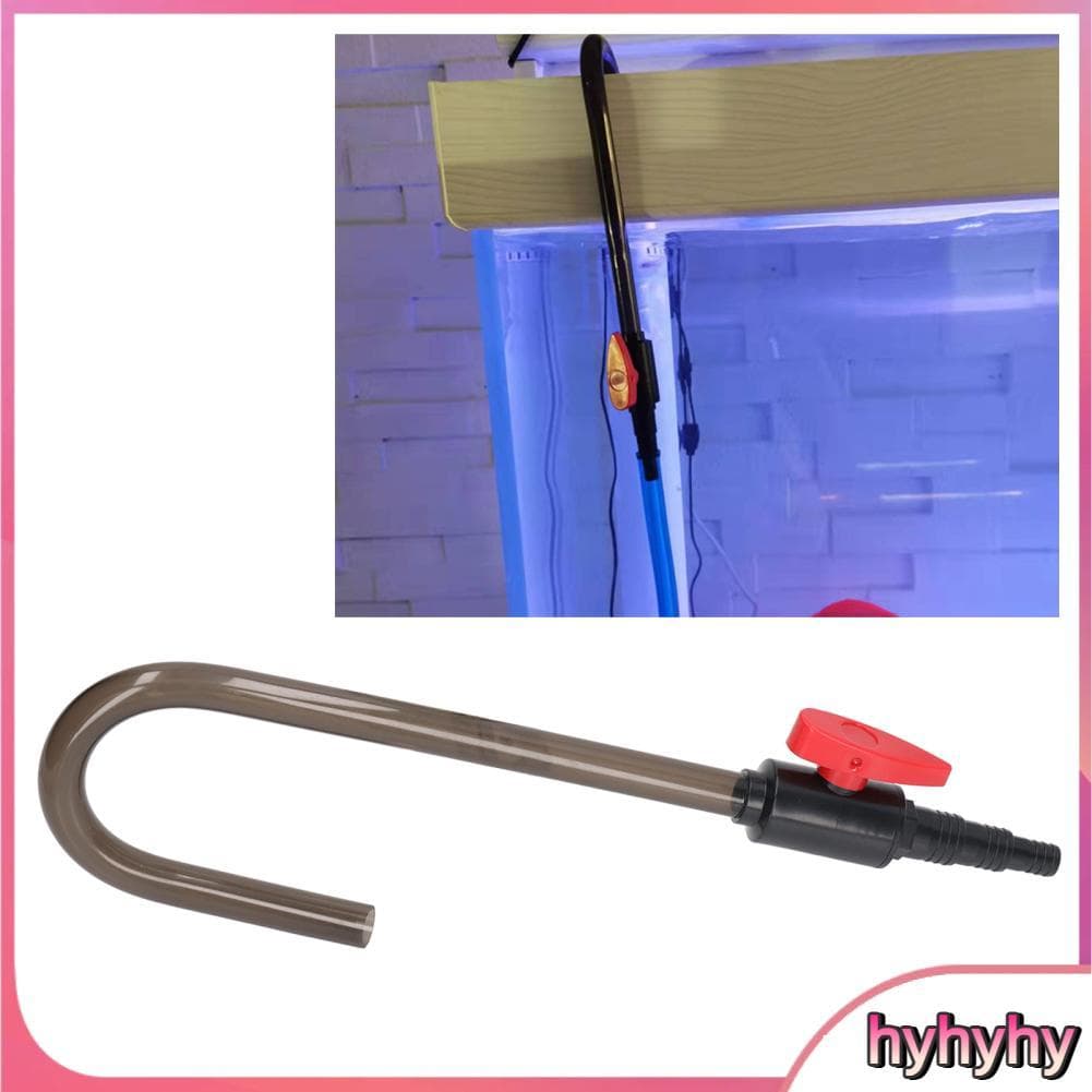 Hyhyhy Zerodis tubo de enchimento de água para aquário, montado na parede, tubo de recarga automático, peixe automático