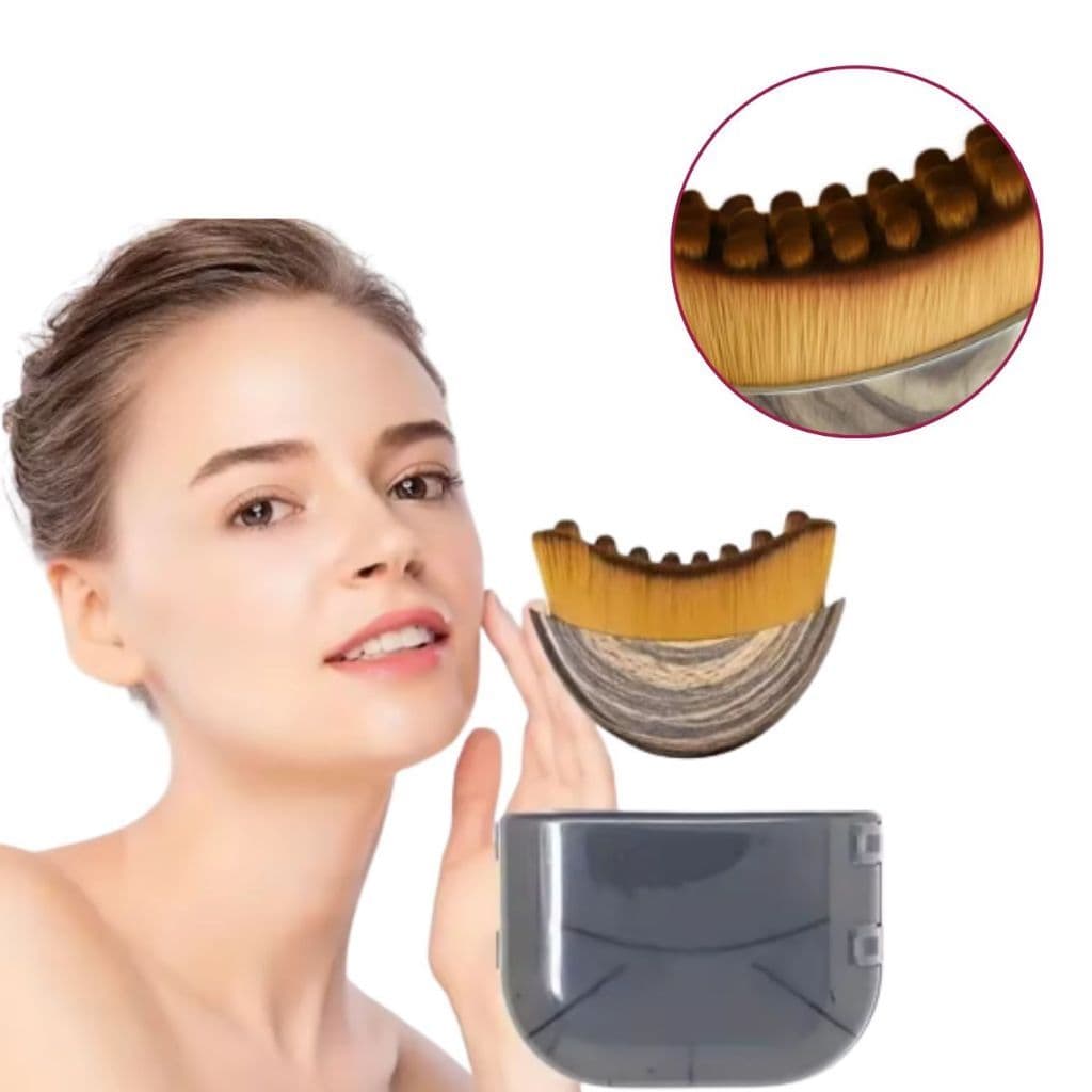 Escova Facial Silicone Massageadora Macia Skin Care Modeladora Reduz Inchaço Facial