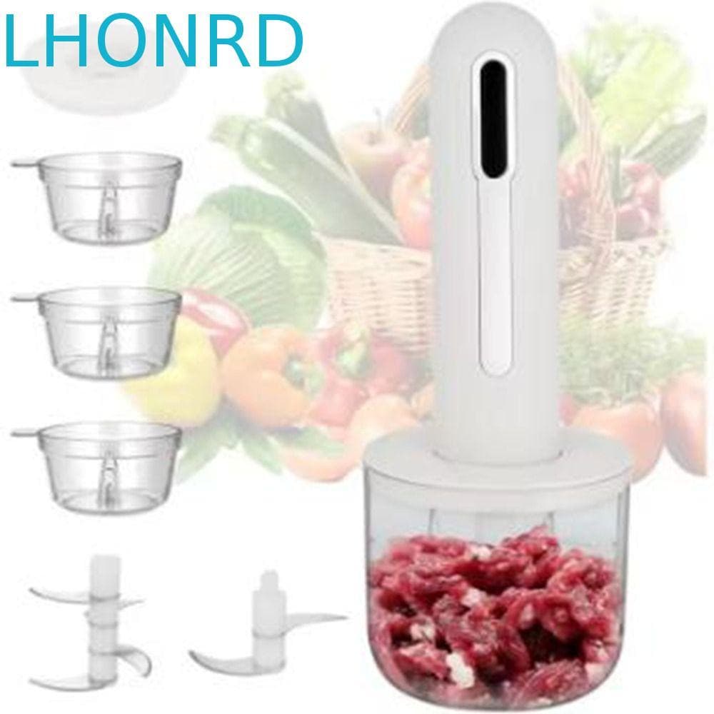 Moedor De Carne Elétrico LHONRD , Picador De Alimentos De Plástico Com Motor Potente , Eficiente