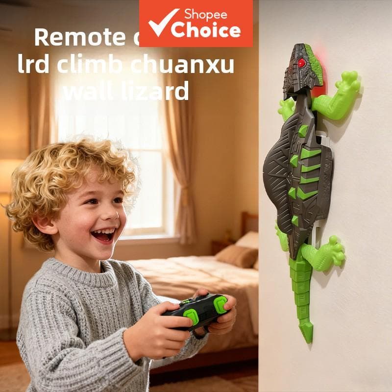 Carro de parede de controle remoto simulador de lagarto-geco, brinquedo elétrico inteligente infantil, sucesso de vendas