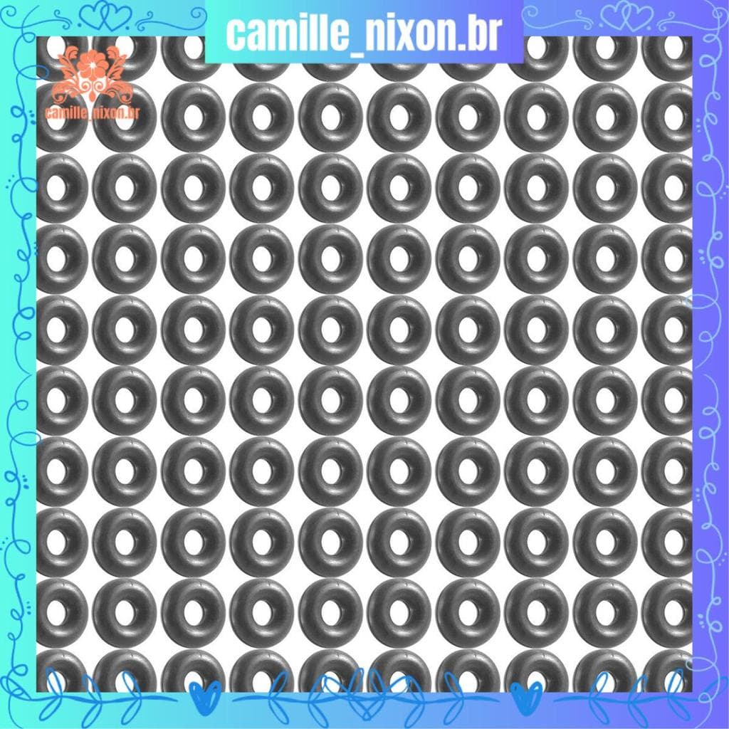 [camille_nixon.br] 100 Unidades De Anel De Vedação Em Borracha Nitrílica 6 x 2 mm