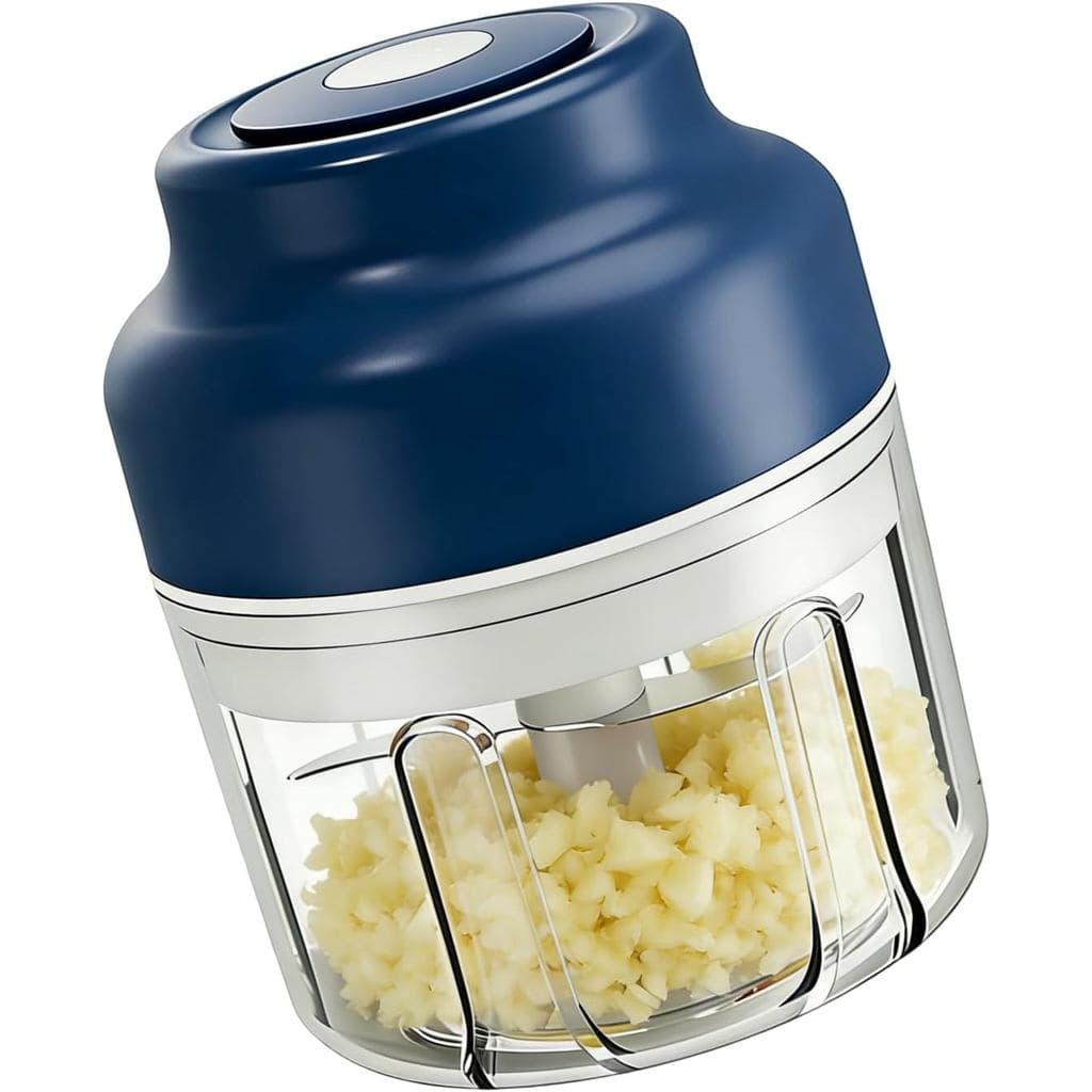 Prensa De Alho Recarregável Elétrica Pequena , Triturador Doméstico | Mini Picador Elétrico De Vegetais , De Alimentos ,