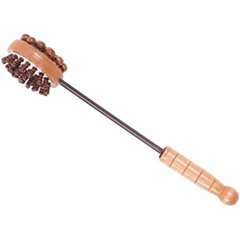 Rolo De Martelo De Massagem Elástica Portátil SUPVOX Com Superfície De Escova Saliente Para Uso Doméstico , Costas , Pes
