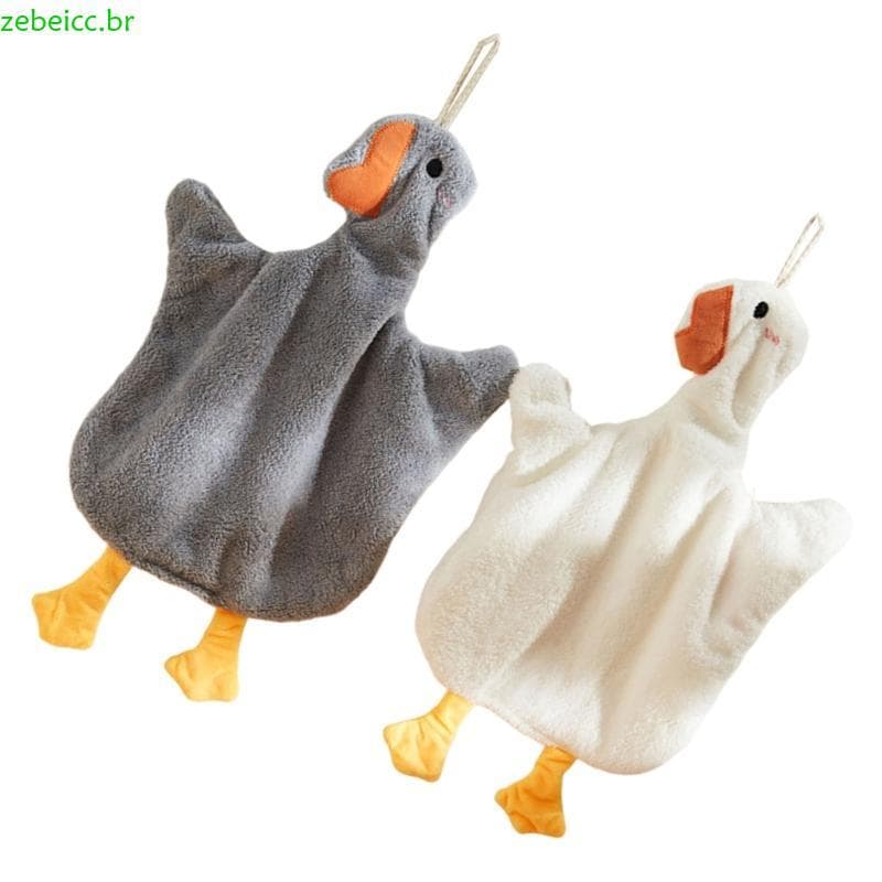 zebeicc Soft Corals Fleece Toalha Mão Cordão Para Fácil Suspensão