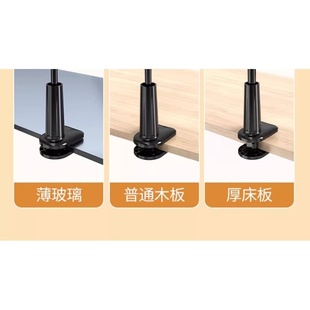 Suporte universal para celular com mangueira flexível para mesa, suporte universal de liga para tablet, suporte antiderr