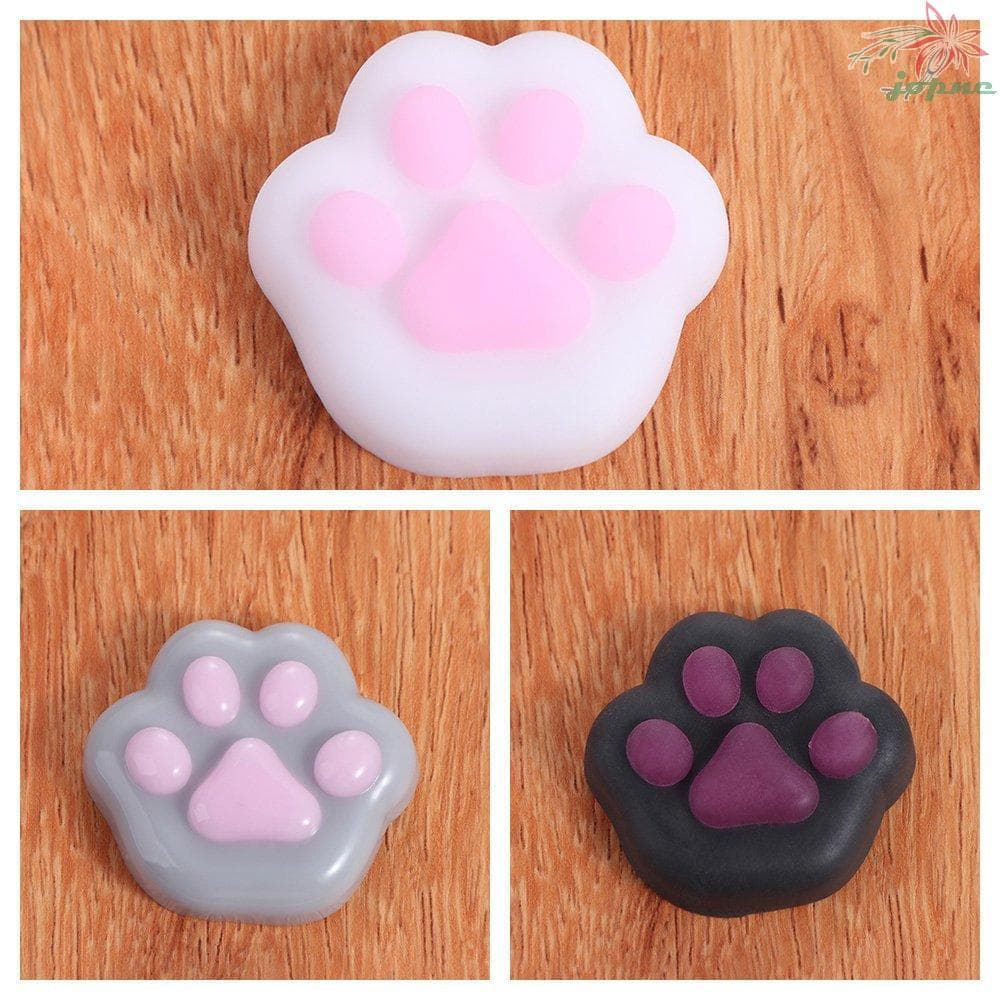 JOPNE Brinquedo De Inquietação De Desenho Animado , Silicone Mini Apertar De Gato Sensorial De Descompressão De Pitada