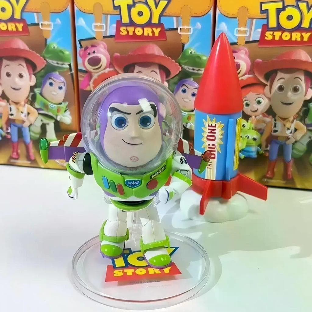 2026 novo produto Disney Toy Story caixa misteriosa jogar coração retorno figura móvel montado figura ornamento presente