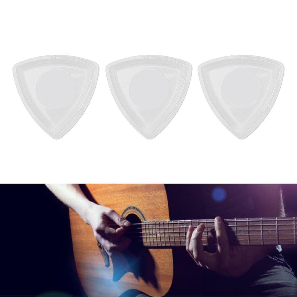 3 peças LED palheta de guitarra de alta sensibilidade com iluminação automática brilhante para desempenho