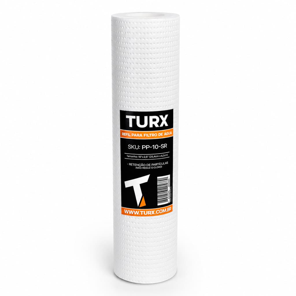 Refil Filtro Polipropileno PP Compatível com Filtros Carcaças POE de 10"
