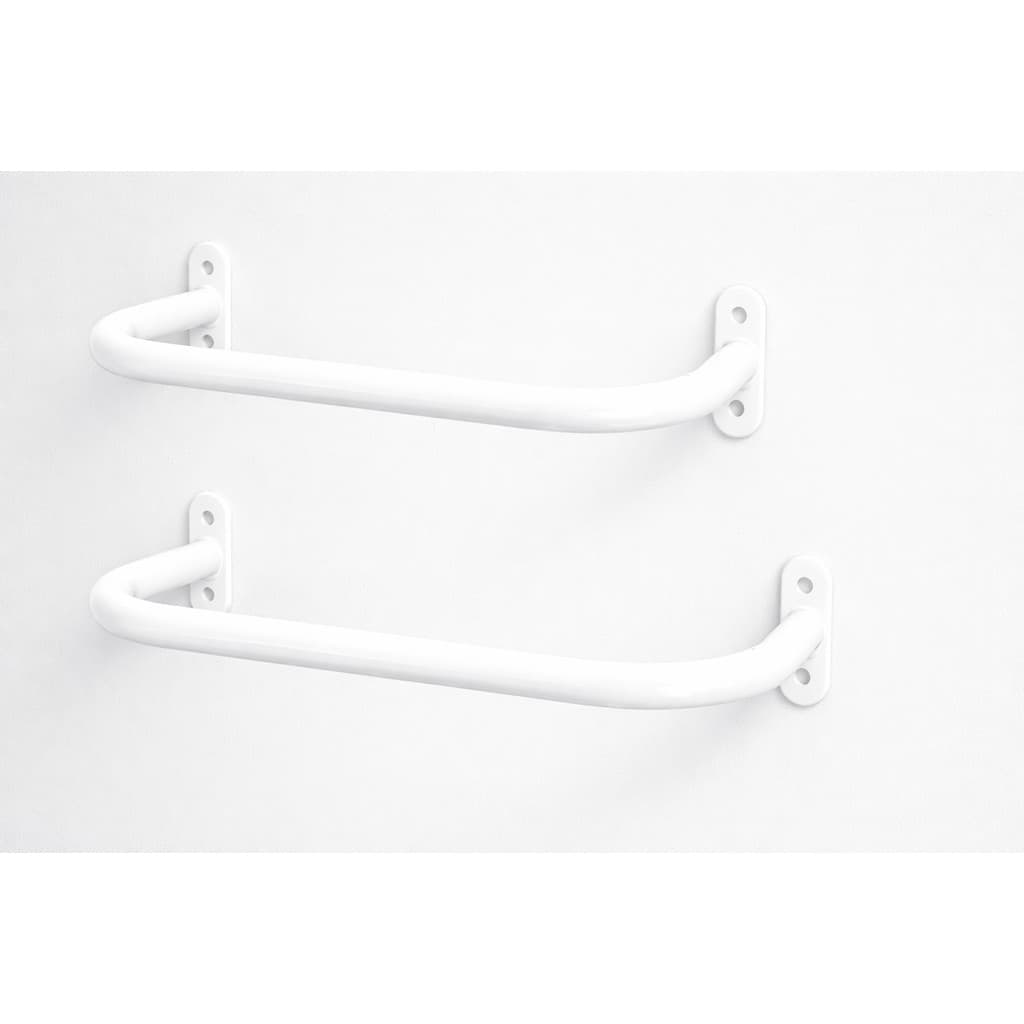BARRA DE APOIO 40CM - BRANCO 2 PEÇAS