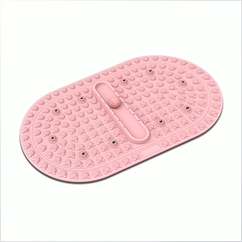 [Massagem Profunda] Tapete de acupressão, tapete para corrida ultralenta, silicone firme e macio, Pés/Fascia/Alongamento