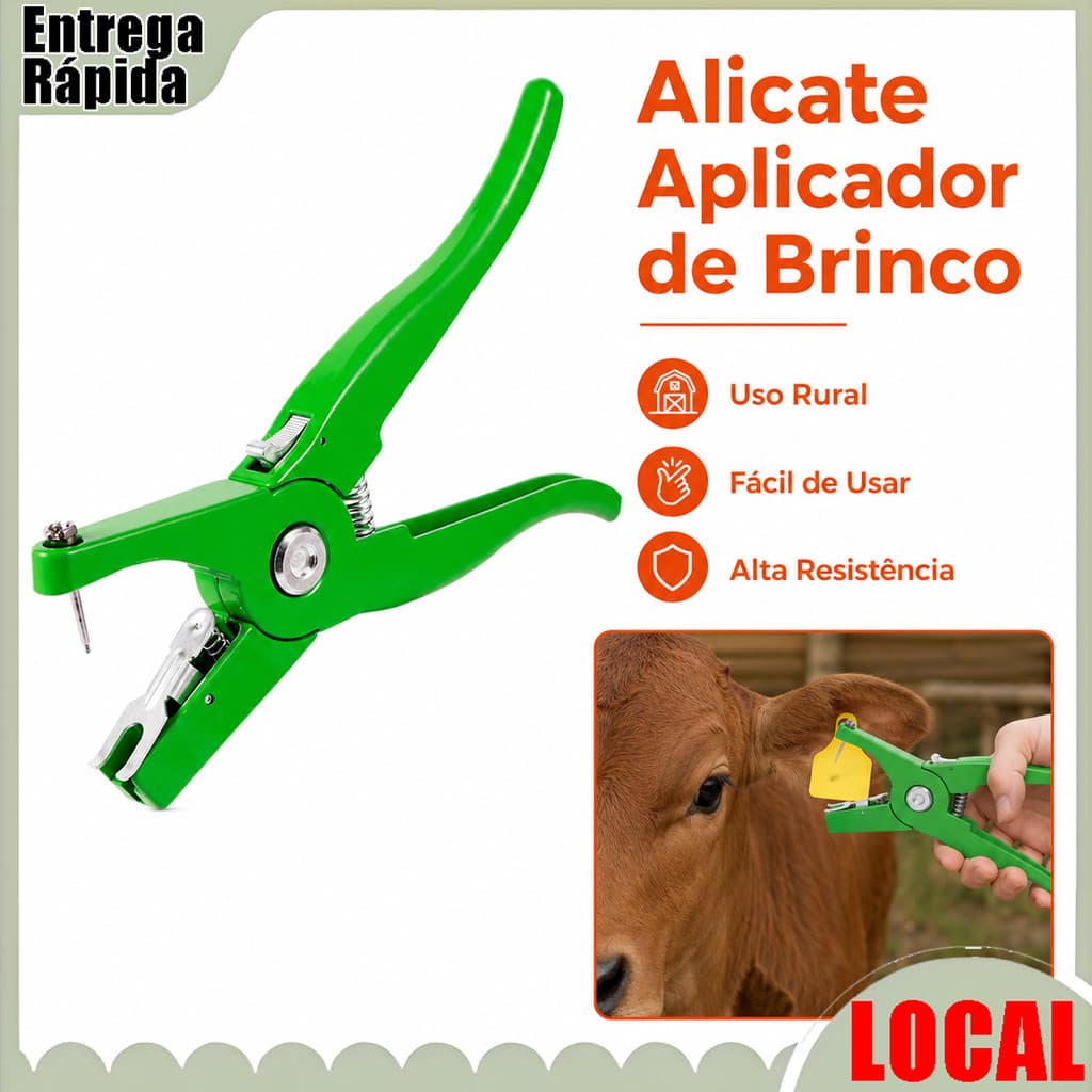 Alicate de marcação de orelha de Animal verde porco carne ovelha Universal alicate de marcação de orelha ferramenta de m