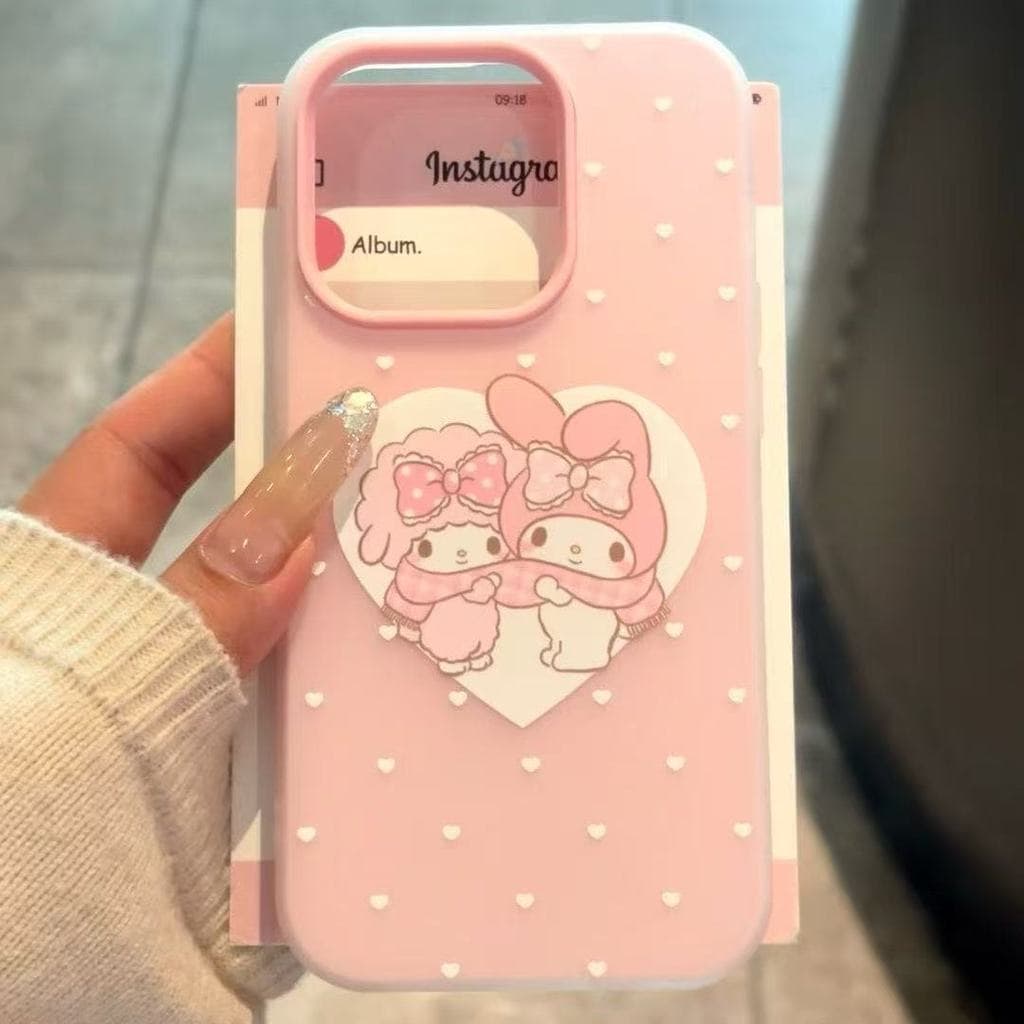 Capa de Telefone Pink My Melody 2 em 1 para Infinix Smart 20 10 HD Plus 9 8 HD Pro 7 6 HD 5 Zero 40 30 4G 5G Floral Anti