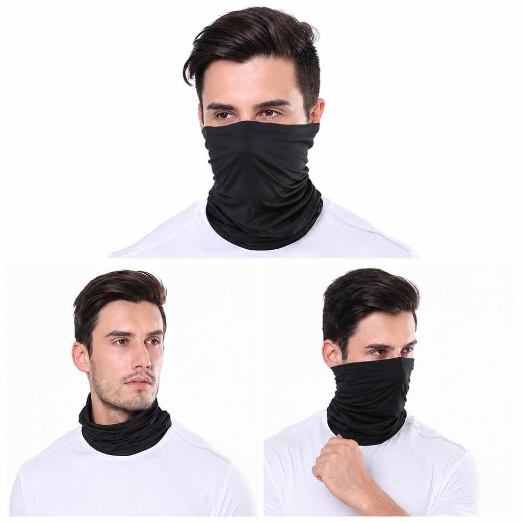 Máscara Tubular Masculina com Proteção UV para Rosto e Pescoço | Bandana Respirável para Ciclismo, Pesca, Corrida