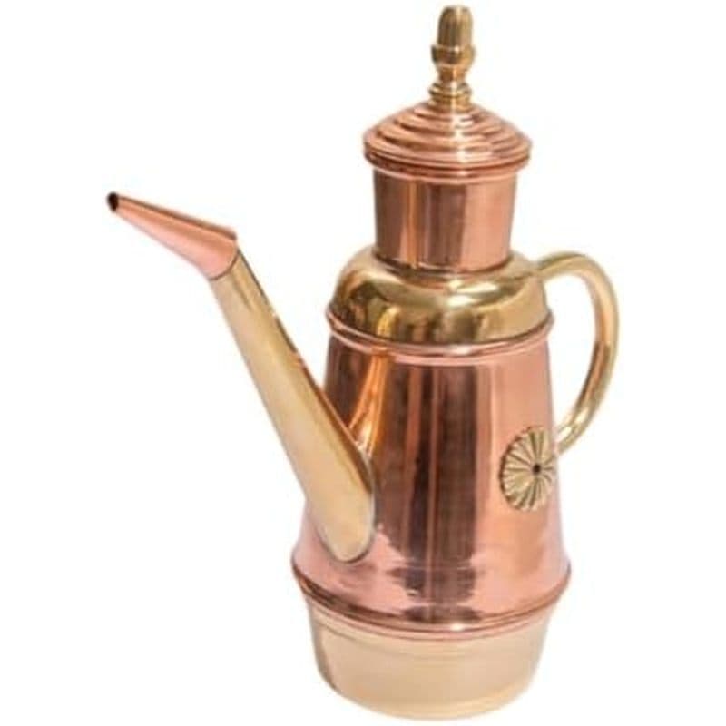 Fenteer Dispensador De Óleo De Cobre Garrafa De Azeite 450ml Turco Feito À Mão Pizza Galheteiro Para Buffets Hotéis