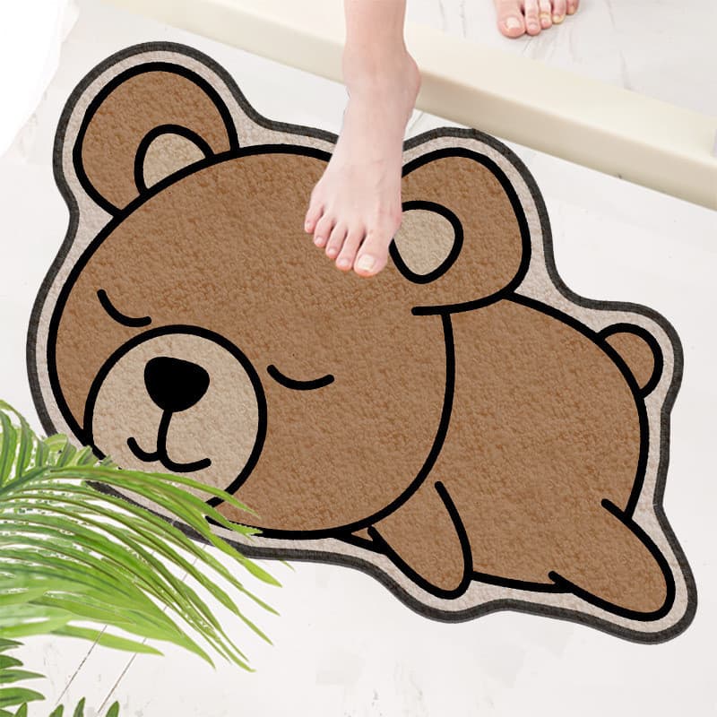 [Novo produto] Tapete imitação de caxemira desenho animado janela saliente tapete antiderrapante quarto nórdico quarto i